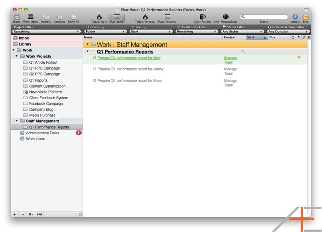 OmniFocus Advanced: Sequential Projects OmniFocus Advanced: Sequential Projects