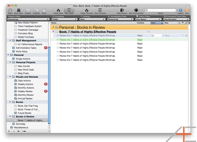 OmniFocus Advanced: Setting Review Dates OmniFocus Advanced: Setting Review Dates