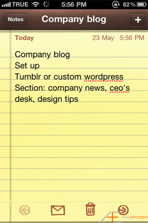 OmniFocus: Collect from iPhone OmniFocus: Collect from iPhone