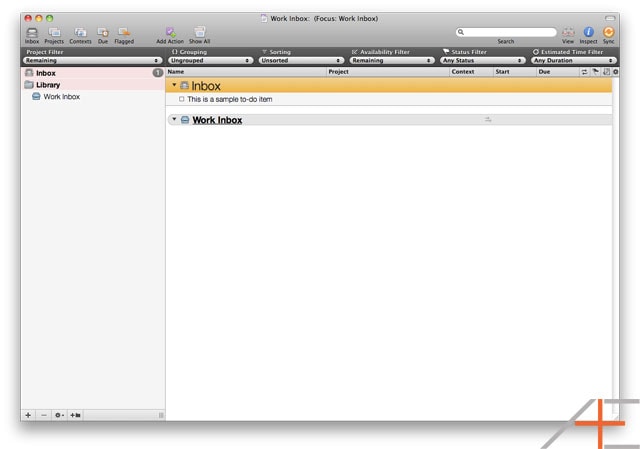 OmniFocus: Tom Jenkins' Work Inbox OmniFocus: Tom Jenkins' Work Inbox