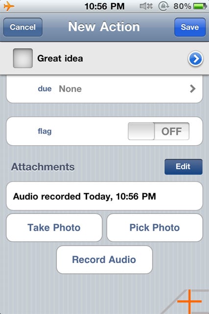 OmniFocus Workflow: Tom Jenkins' iPhone Audio Note Recorded OmniFocus Workflow: Tom Jenkins' iPhone Audio Note Recorded