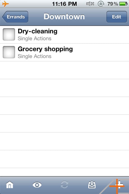 OmniFocus Workflow: Tom Jenkins' iPhone Errands Context OmniFocus Workflow: Tom Jenkins' iPhone Errands Context