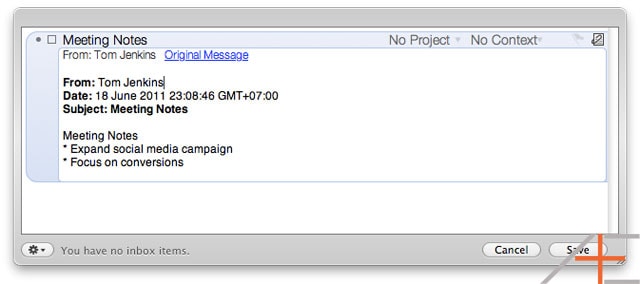 OmniFocus Workflow: Tom Jenkins' Quick Entry from Apple Mail OmniFocus Workflow: Tom Jenkins' Quick Entry from Apple Mail
