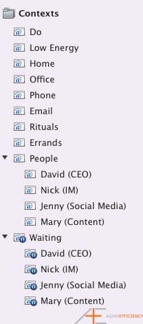 Omnifocus contexts within Omnifocus Omnifocus contexts within Omnifocus