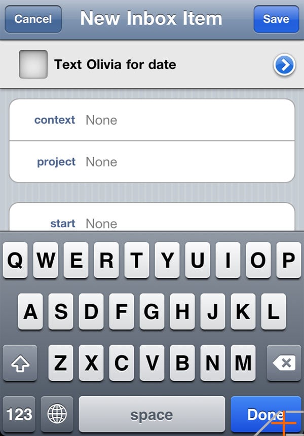 Omnifocus iPhone quick entry Omnifocus iPhone quick entry