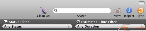 Omnifocus toolbar setup Omnifocus toolbar setup