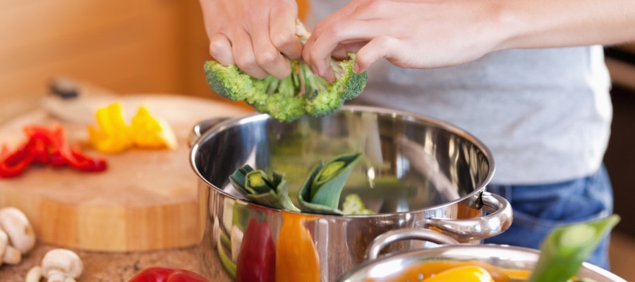 Preparing Healthy food