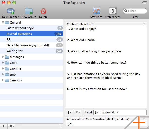 textexpander journal textexpander journal